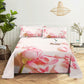 Floral Bed Sheet Set | Pillowcase Bedding Linens| Full Single Size for Bedroom Manwatstore