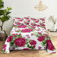Floral Bed Sheet Set | Pillowcase Bedding Linens| Full Single Size for Bedroom Manwatstore