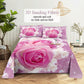 Floral Bed Sheet Set | Pillowcase Bedding Linens| Full Single Size for Bedroom Manwatstore