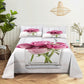 Floral Bed Sheet Set | Pillowcase Bedding Linens| Full Single Size for Bedroom Manwatstore