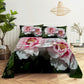 Floral Bed Sheet Set | Pillowcase Bedding Linens| Full Single Size for Bedroom Manwatstore