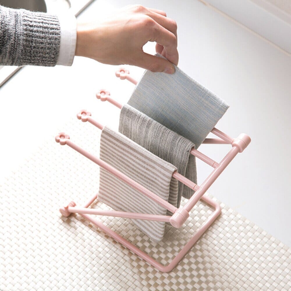 Foldable Towels Hanger Manwatstore