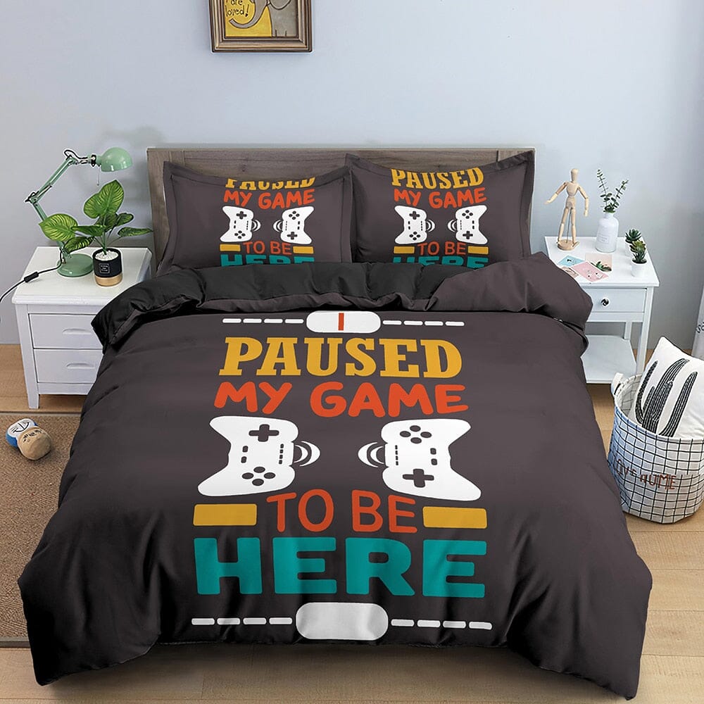 Game Handle Bedding Sets with Pillowcase Manwatstore