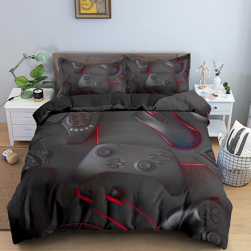 Game Handle Bedding Sets with Pillowcase Manwatstore