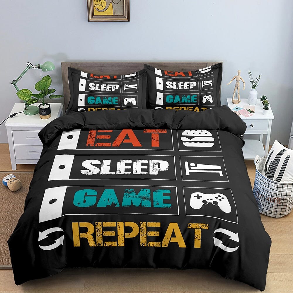 Game Handle Bedding Sets with Pillowcase Manwatstore