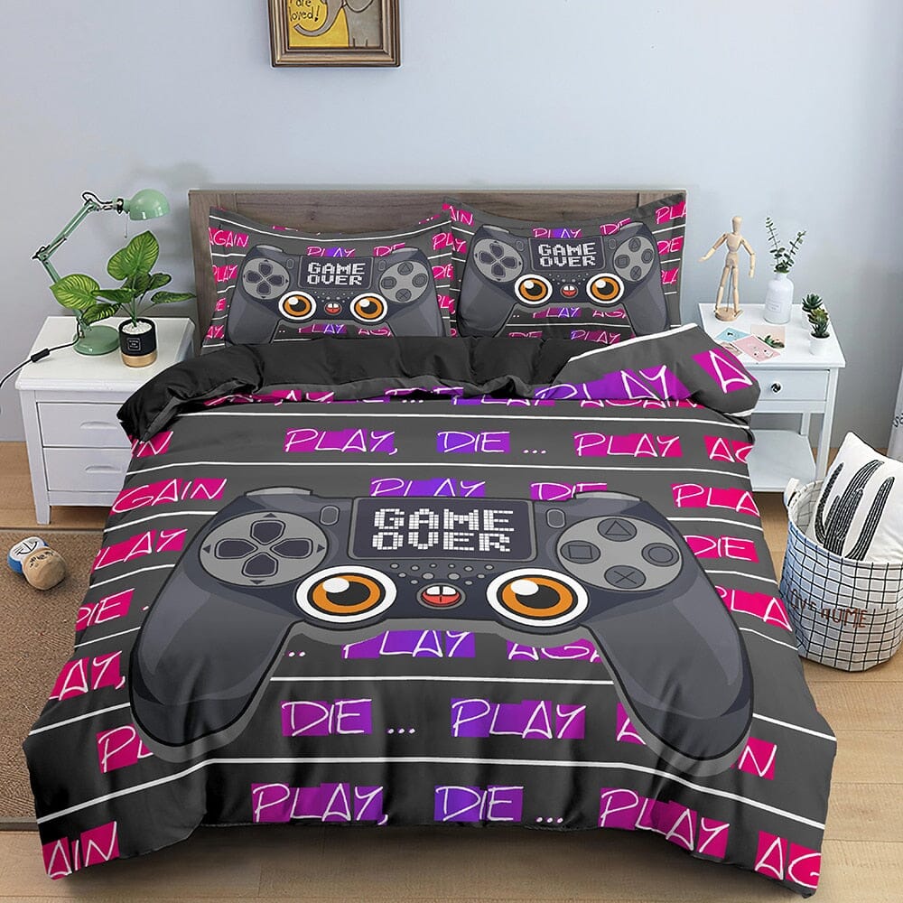 Game Handle Bedding Sets with Pillowcase Manwatstore