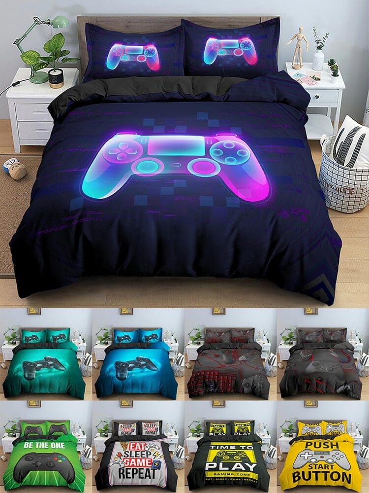 Game Handle Bedding Sets with Pillowcase Manwatstore