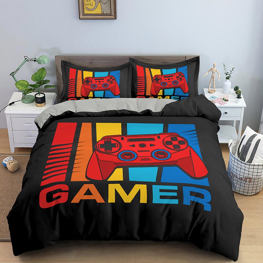 Game Handle Bedding Sets with Pillowcase Manwatstore