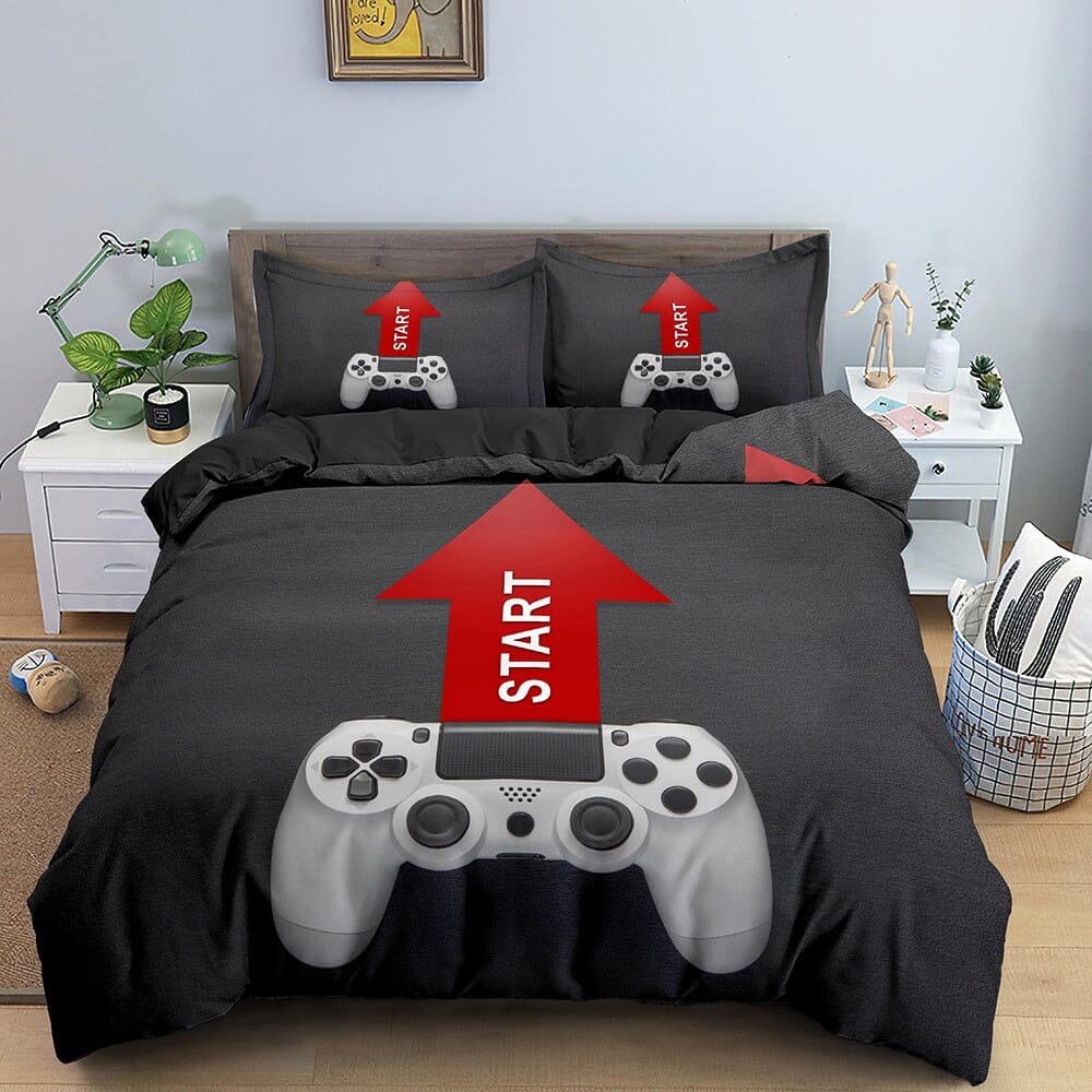 Game Handle Bedding Sets with Pillowcase Manwatstore