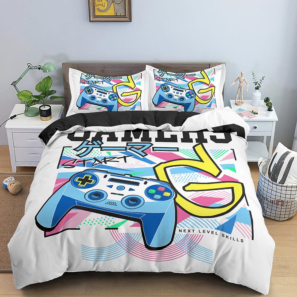 Game Handle Bedding Sets with Pillowcase Manwatstore