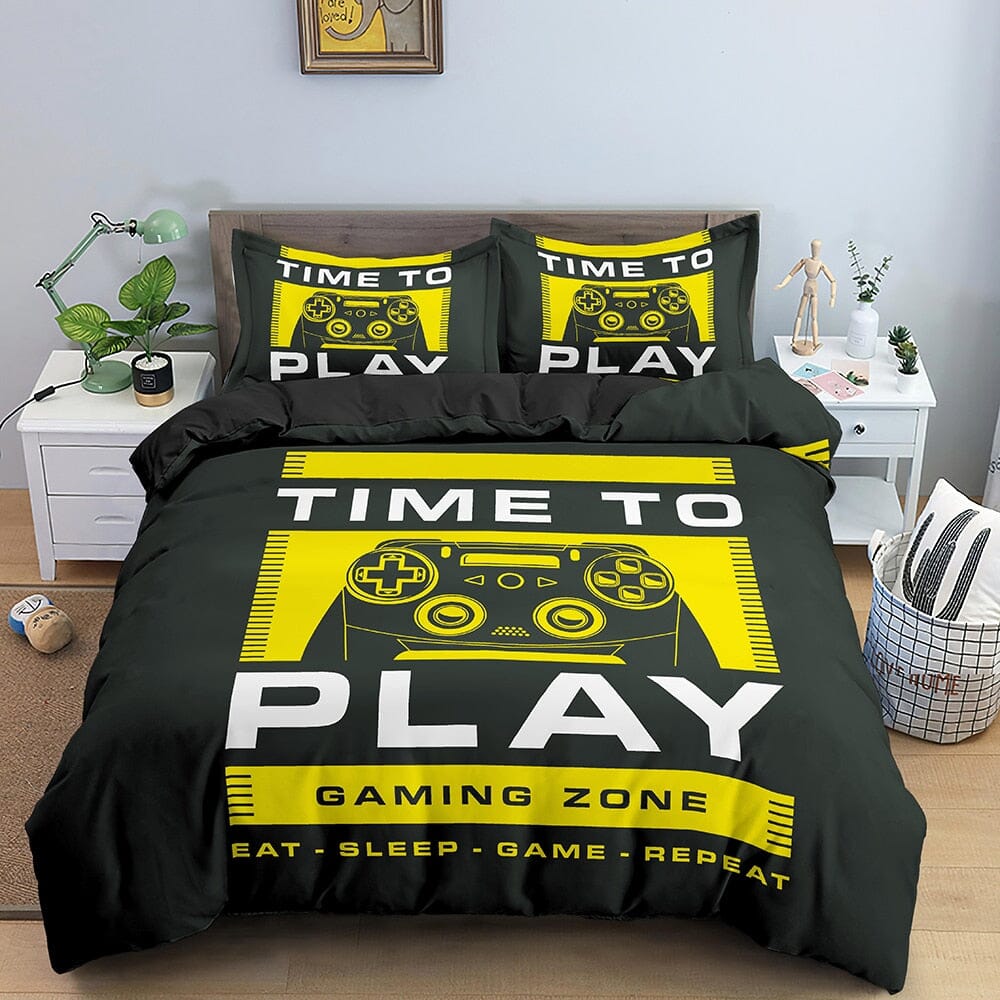 Game Handle Bedding Sets with Pillowcase Manwatstore