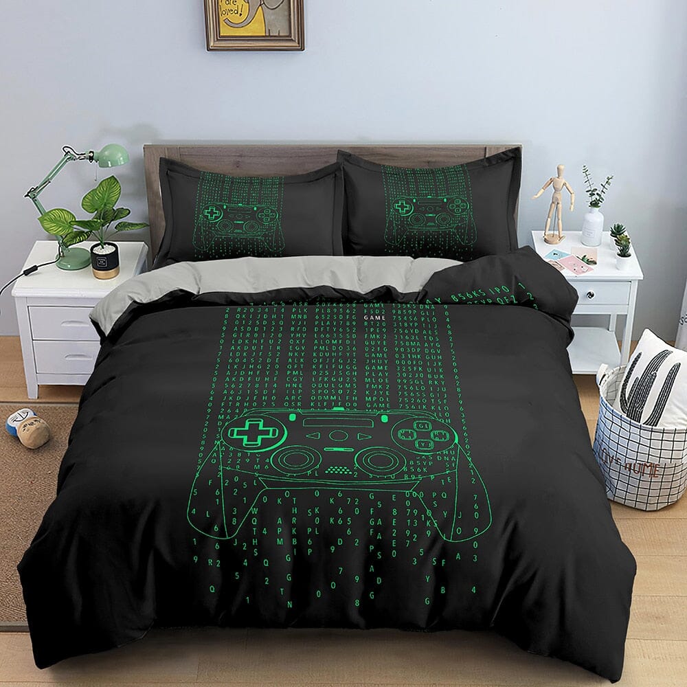 Game Handle Bedding Sets with Pillowcase Manwatstore