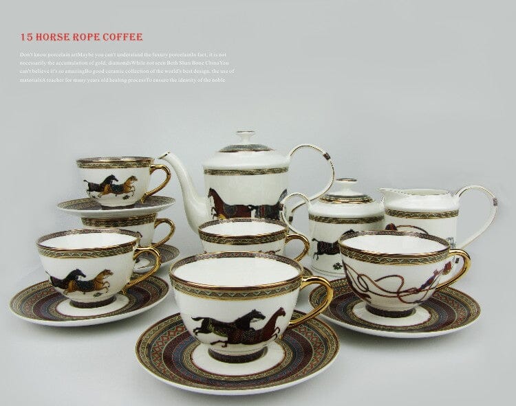 High-Quality Luxury European Tea Set Manwatstore