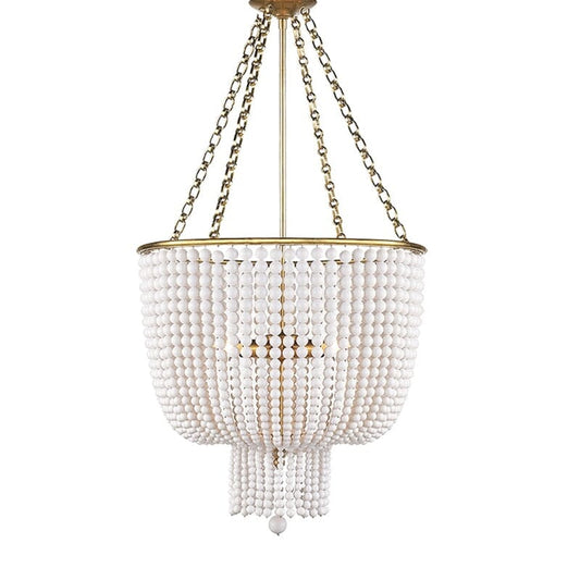 High-Quality Modern Light Luxury Retro Round Chandelier In Golden and Chrome Color Manwatstore