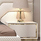 Italian Luxury King Size Bed Frame with Side Tables and Mattress Manwatstore