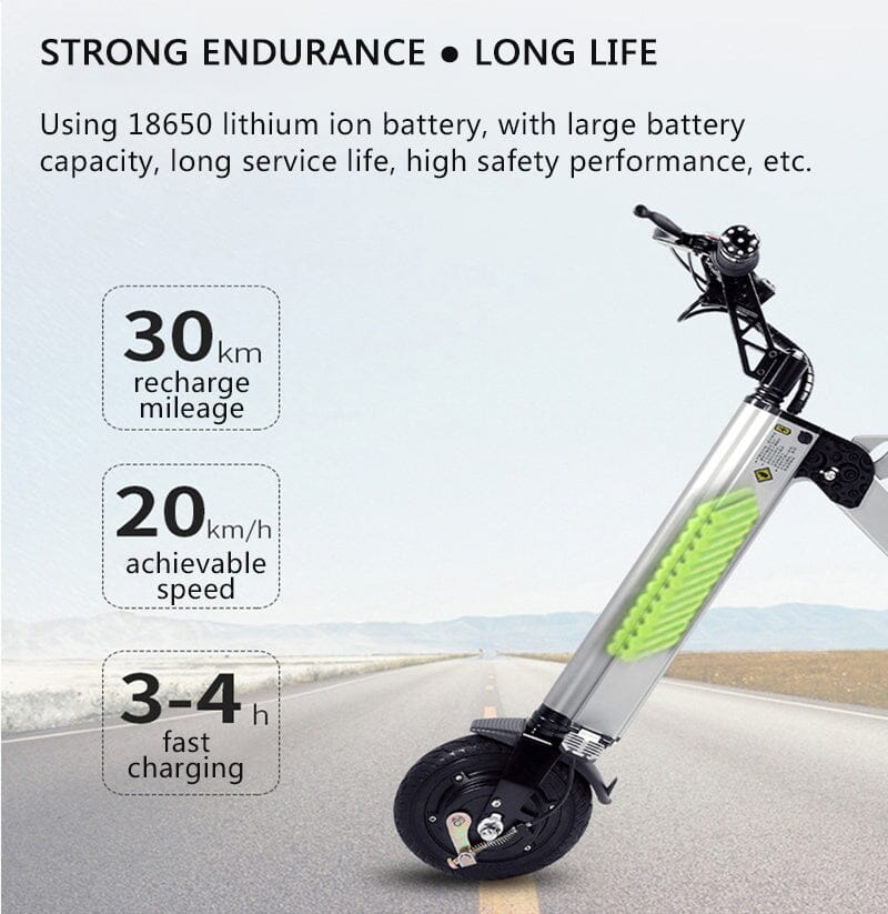 K7S Mini E-Bike Three-Wheeler Foldable Electric Scooter For Adult Manwatstore