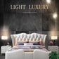 Leather Designer Bed | Master Bedroom Furniture Light Luxury High-Quality Double Bed With Storage Manwatstore