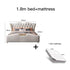 Leather Designer Bed | Master Bedroom Furniture Light Luxury High-Quality Double Bed With Storage Manwatstore