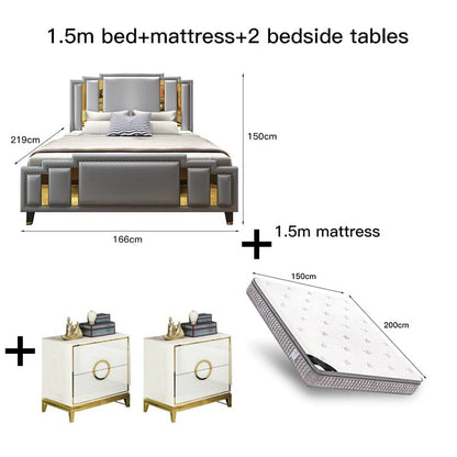 Luxury Bedroom Furniture with High Quality Pine Wood - Manwatstore