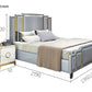 Luxury Bedroom Furniture with High Quality Pine Wood Manwatstore