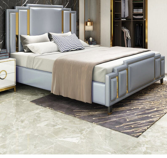 Luxury Bedroom Furniture with High Quality Pine Wood Manwatstore