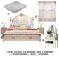 Luxury King Size Master Bed (1.8M) with Unique Design Side Tables Manwatstore