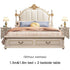 Luxury King Size Master Bed (1.8M) with Unique Design Side Tables Manwatstore