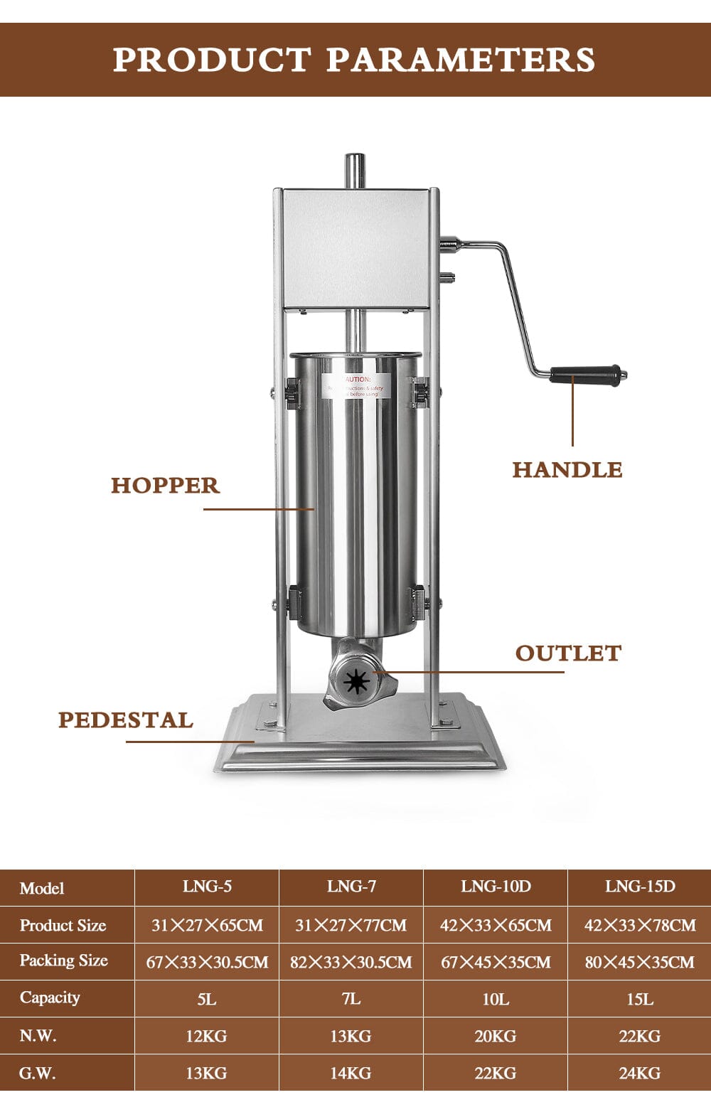 Manual Churros and Snacks Maker | Vertical Spanish Churrera Machine Manwatstore