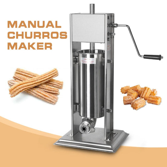 Manual Churros and Snacks Maker | Vertical Spanish Churrera Machine Manwatstore