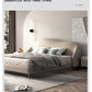 Modern Elegant King Size Beds With Genuine Leather Manwatstore