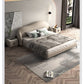 Modern Elegant King Size Beds With Genuine Leather Manwatstore