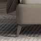 Modern Elegant King Size Beds With Genuine Leather Manwatstore