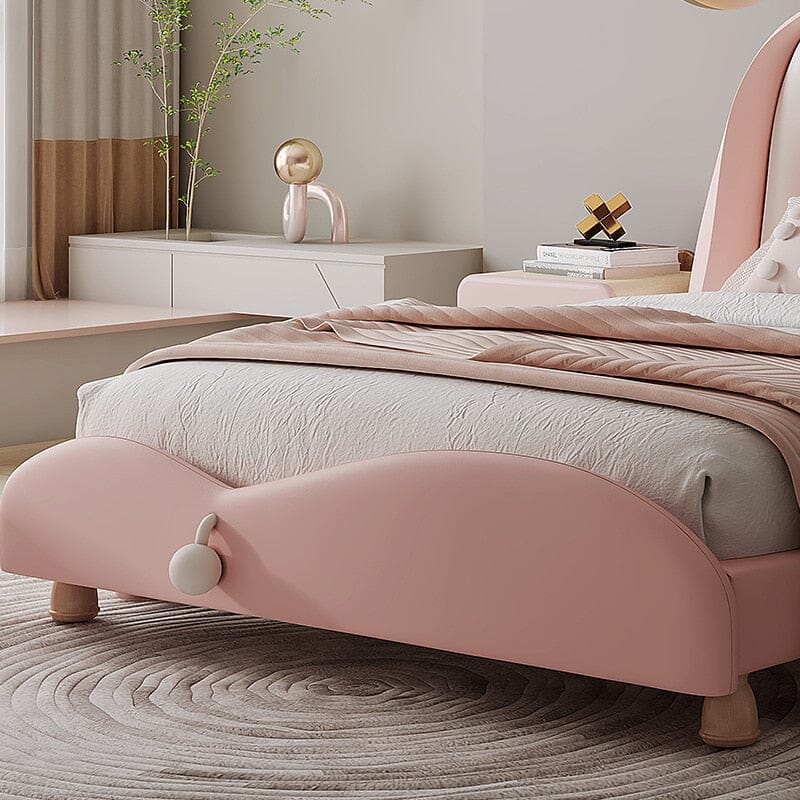 Modern Light Weight Luxury Bed | All Solid Wood | Single Bed Manwatstore