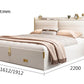 Modern Lightweight Luxury Bed in King Size with Side Tables and Mattress Manwatstore