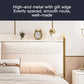 Modern Lightweight Luxury Bed in King Size with Side Tables and Mattress Manwatstore