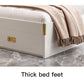 Modern Lightweight Luxury Bed in King Size with Side Tables and Mattress Manwatstore