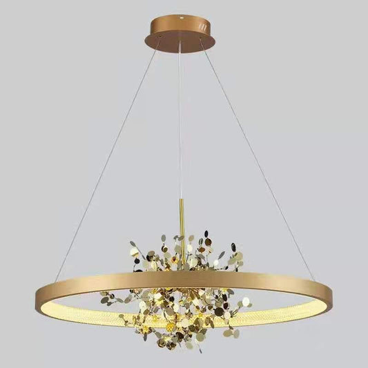 Modern Ring Shape Design Ceiling Chandelier With LED Manwatstore