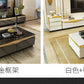 Modern TV Monitor Stand With Gold Stainless Steel Cabinet With Table Manwatstore
