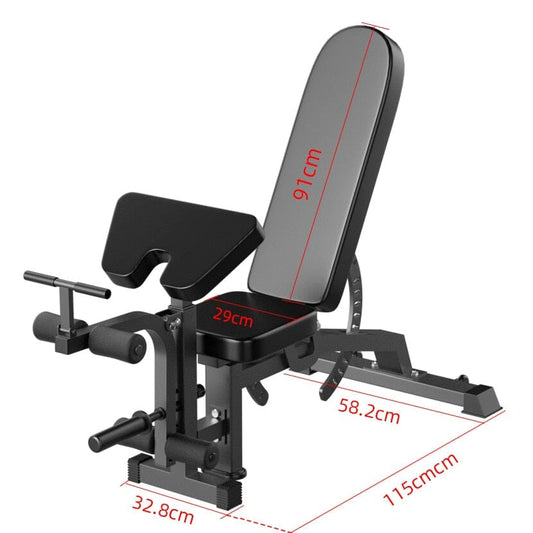 Multifunctional Adjustable Fitness Chair Comprehensive Full Body Exercise Manwatstore
