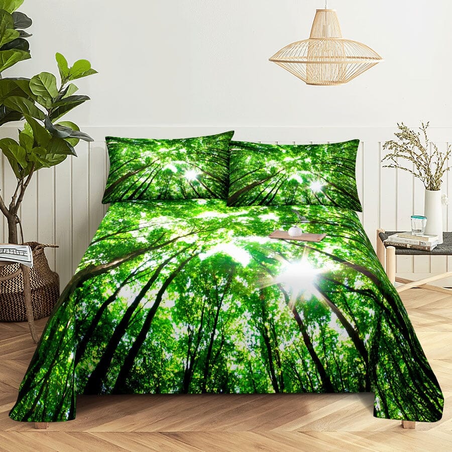 Scene Bed Sheet and Pillowcase Set Arts & Entertainment Manwatstore