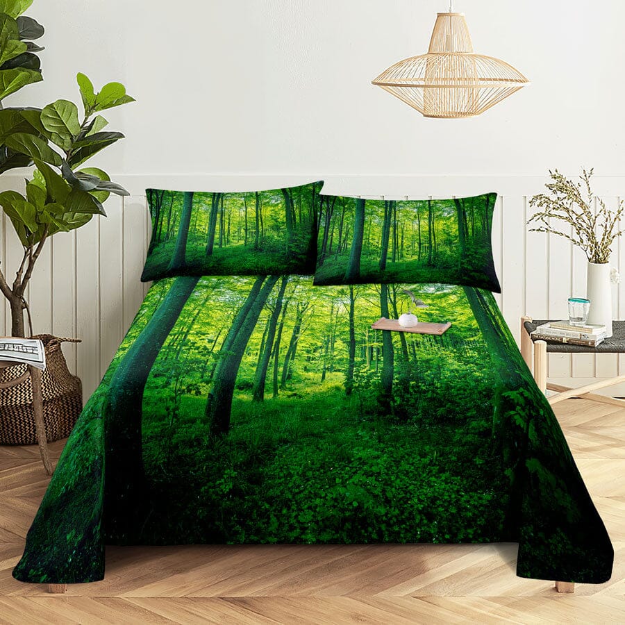 Scene Bed Sheet and Pillowcase Set Arts & Entertainment Manwatstore