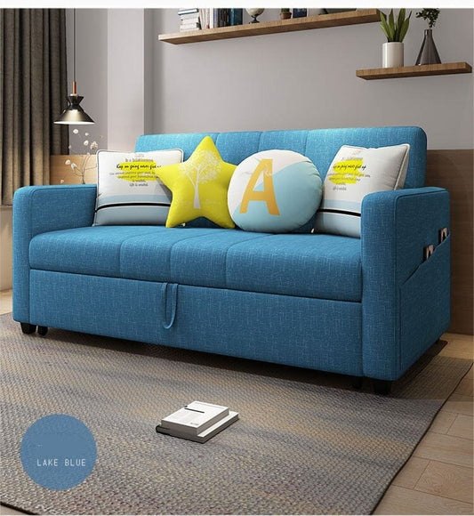 Serenity Sleeper Sectional Sofa: Linen Hemp Fabric Living Room Sofa Bed Sofa Bed For Livingroom Manwatstore