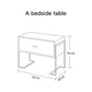 Solid Wood Double Bed with Genuine Leather, Side Table and Mattress Manwatstore